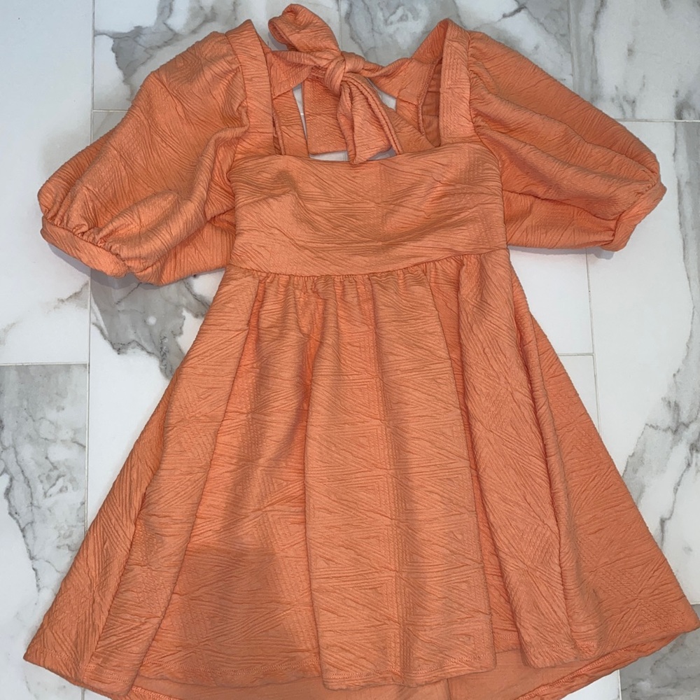 Free People Violet Mini Dress in coral